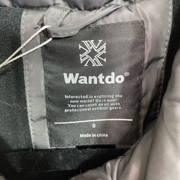 Wantdo Vest Womens Puffer Black Full Zip Ladies Small New - Picture 2 of 7